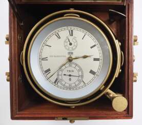 NVA: Marine-Chronometer/ Längenuhr - GUB, VEB Glashütter Uhrenbetriebe Glashütte / Sa.