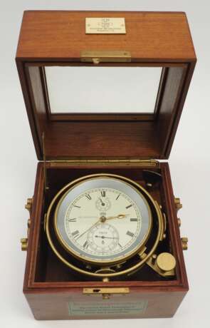 NVA: Marine-Chronometer/ Längenuhr - GUB, VEB Glashütter Uhrenbetriebe Glashütte / Sa. - photo 2 NVA: Marine-Chronometer/ Längenuhr - GUB, VEB Glashütter Uhrenbetriebe Glashütte / Sa. - photo 2