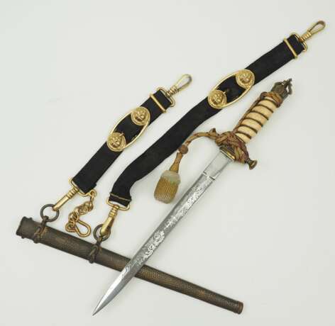 Kaiserliche Marine: Offiziersdolch. - Foto 2