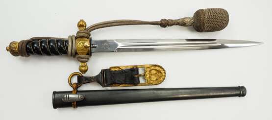 Reichsmarine: Offiziersdolch - Hörste. - Foto 4