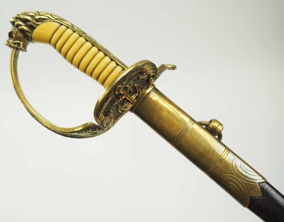 Reichsmarine: Löwenkopf-Säbel für Offiziere. - Foto 1 Reichsmarine: Löwenkopf-Säbel für Offiziere. - Foto 1
