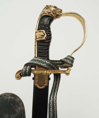 Wehrmacht: Löwenkopf-Säbel - Eickhorn - Damastklinge. - Foto 2 Wehrmacht: Löwenkopf-Säbel - Eickhorn - Damastklinge. - Foto 2