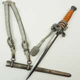 Wehrmacht: Offiziersdolch mit Gehänge - Siegfried Waffen. - Foto 1