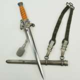 Wehrmacht: Offiziersdolch mit Gehänge - Siegfried Waffen. - Foto 2