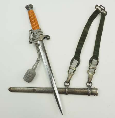 Wehrmacht: Offiziersdolch mit Gehänge - Siegfried Waffen. - Foto 2 Wehrmacht: Offiziersdolch mit Gehänge - Siegfried Waffen. - Foto 2