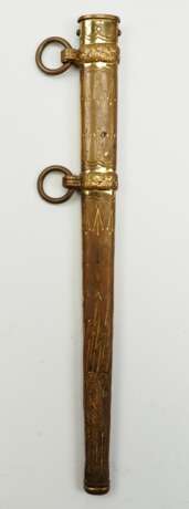 Kriegsmarine: Blitzscheide für Offiziersdolch. - Foto 1