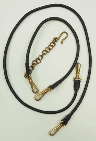 Kriegsmarine: Peitschen-Gehänge für den Offizierssäbel. - Foto 1