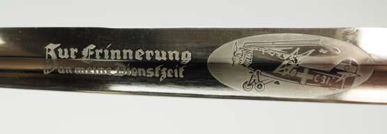 Luftwaffe: Ausgehseitengewehr lang - "Zur Erinnerung an meine Dienstzeit". - photo 1