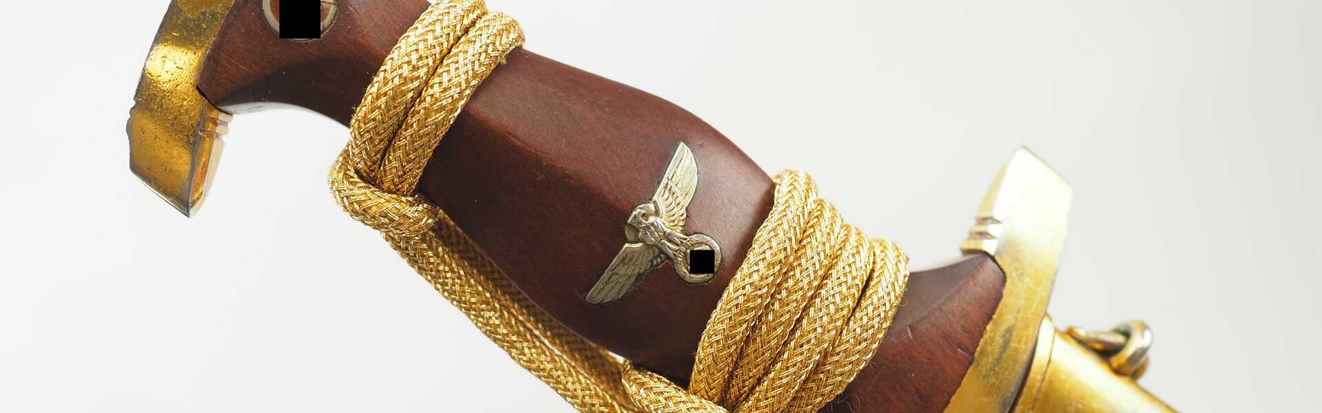 NSKK: Dienstdolch M1936 (sog. Kettendolch) für Führer der Kraftbootstandarte.