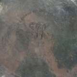 Wehrmacht: SILBER Teller des Offizierskorps des Infanterie-Regiment 12. - Foto 2