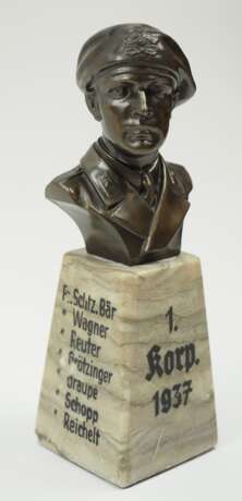 Wehrmacht: Büste eines Panzer Soldaten des 1. Korps - 1937. - Foto 3 Wehrmacht: Büste eines Panzer Soldaten des 1. Korps - 1937. - Foto 3