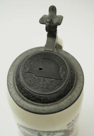 Wehrmacht: Reservistenkrug eines Pionier der 1./ Pionier Bataillon 45 - Neu Ulm. - Foto 2 Wehrmacht: Reservistenkrug eines Pionier der 1./ Pionier Bataillon 45 - Neu Ulm. - Foto 2