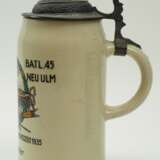 Wehrmacht: Reservistenkrug eines Pionier der 1./ Pionier Bataillon 45 - Neu Ulm. - Foto 3