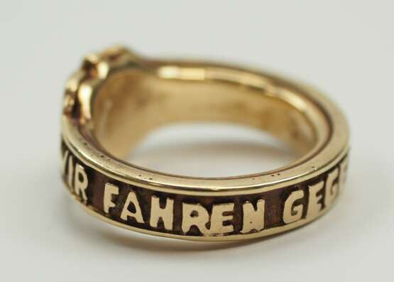 Kriegsmarine: Ring U-Boot- Kriegsabzeichen - GOLD. - photo 2 Kriegsmarine: Ring U-Boot- Kriegsabzeichen - GOLD. - photo 2