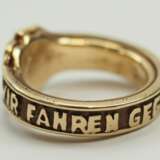 Kriegsmarine: Ring U-Boot- Kriegsabzeichen - GOLD. - photo 2
