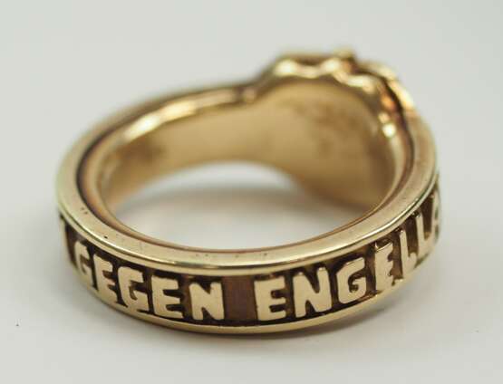 Kriegsmarine: Ring U-Boot- Kriegsabzeichen - GOLD. - photo 3 Kriegsmarine: Ring U-Boot- Kriegsabzeichen - GOLD. - photo 3