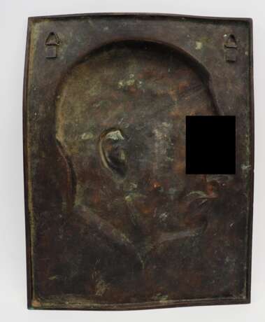 Retzbach, H.: Bronzeplakette Adolf Hitler. - Foto 3