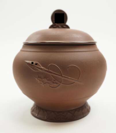 Staatlich Meissen Böttgersteinzeug: Deckelvase Q231. - Foto 2