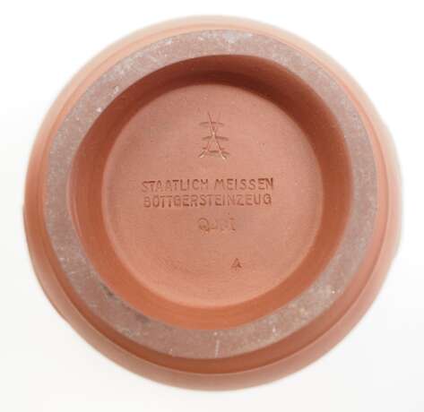 Staatlich Meissen Böttgersteinzeug: Deckelvase Q231. - Foto 6