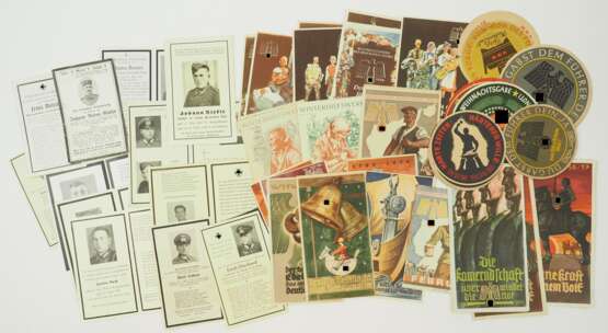 Sammlung WHW-Belege und Sterbebilder. - фото 1 Sammlung WHW-Belege und Sterbebilder. - фото 1