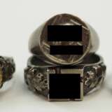 3. Reich: Lot patriotischer Ringe. - photo 1