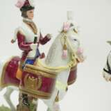 Scheibe-Alsbach: Napoleon und zwei Reiter Porzellanfiguren Lot. - photo 3