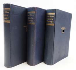 Hitler, Adolf: Mein Kampf - 3 Exemplare.