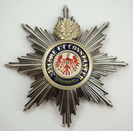 Preussen: Roter Adler Orden, 4. Modell (1885-1917), Großkreuz Stern mit Eichenlaub. - фото 1