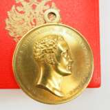 Russland: Große goldene Verdienstmedaille, Nikolaus I., im Etui. - photo 1