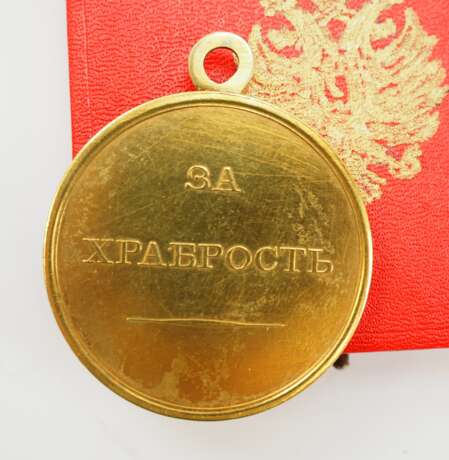 Russland: Große goldene Verdienstmedaille, Nikolaus I., im Etui. - photo 3