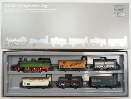 Märklin: HO 2857 Württembergischer Zug. Güterzug der Königlich Württembergischen Staatseisenbahnen. - photo 1