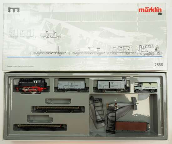 Märklin: HO 2866 Flugzeug-Transport-Zug Junkers u. Co. Dessau. - photo 1