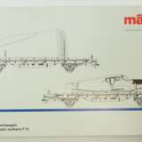 Märklin: HO 4506 2 Flugzeug-Transportwagen mit Flugzeug-Bausatz Junkers F 13. - photo 3