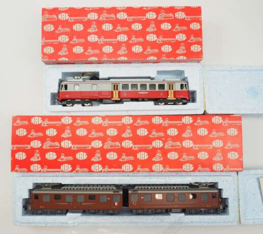 HAG: HO Nr. 242 Ae 8/8 BLS 2-motorig / 250 Triebwagen WM BDe 4/4. - фото 1 HAG: HO Nr. 242 Ae 8/8 BLS 2-motorig / 250 Triebwagen WM BDe 4/4. - фото 1