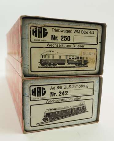 HAG: HO Nr. 242 Ae 8/8 BLS 2-motorig / 250 Triebwagen WM BDe 4/4. - фото 3 HAG: HO Nr. 242 Ae 8/8 BLS 2-motorig / 250 Triebwagen WM BDe 4/4. - фото 3