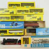 Piko: HO Güterzuglokomotive mit 8 Waggons. - photo 1