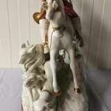 Royal Dux porcelain figure Porcelain Hand Painted realism Mid-20th century - photo 2
