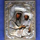 Образ Матери Божией "Споручница грешных" Мастерская Егорова Алексея мастер-монограммист Егоров Алексей Николаевич Levkas Tempera Богородичные иконы Russisches Kaiserreich Эпоха царствование императора Николая Второго конец XIX – начало ХХ вв. - Foto 7