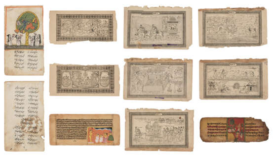 A COLLECTION OF FOLIOS FROM SIX MANUSCRIPTS - фото 1