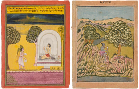 TWO ILLUSTRATIONS FROM RAGAMALA SERIES - фото 1