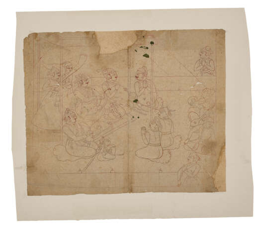 A GROUP OF SKETCHES FOR MINIATURE PAINTINGS - фото 2