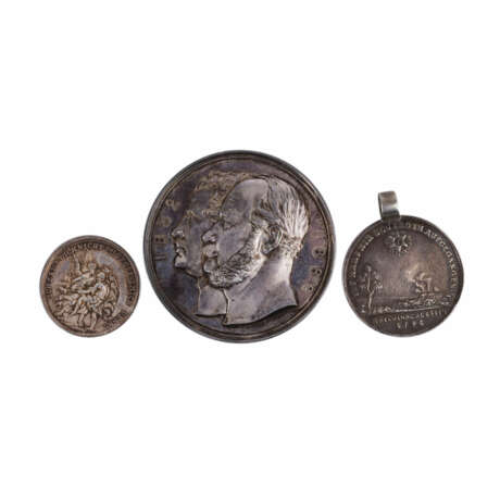 Medaillen - Brandenburg/Preussen unter Wilhelm I. Medaille - Foto 2