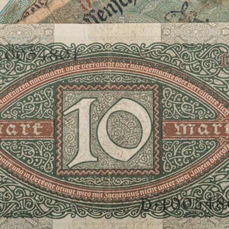 Kleines Konvolut Banknoten Deutschland,1.H. 20. Jahrhundert. - - photo 3