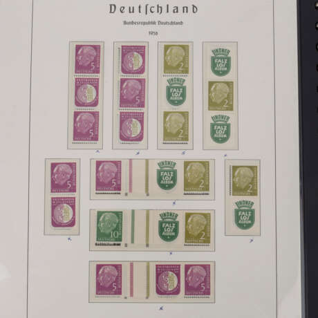 Deutschland Zusammendrucke - Steckbuch ab Dt. Reich Germania, - Foto 3