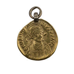 Byzanz/Gold - Goldstater Ende 5. Jahrhundert./Anfang 6. Jahrhundert.n.Chr.,