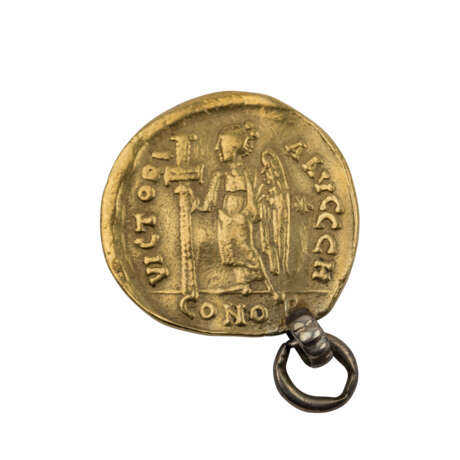 Byzanz/Gold - Goldstater Ende 5. Jahrhundert./Anfang 6. Jahrhundert.n.Chr., - фото 2