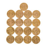 GB/Kanada/Australien/Indien/Südafrika GOLD - 17 x 1 Sovereign, - photo 1