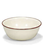 Ceramic. A DING WHITE-GLAZED WASHER