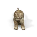 A PAINTED WOOD FIGURE OF A TIGER - photo 4