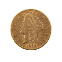 USA/GOLD - 20 Dollars 1898 S, Liberty Head,